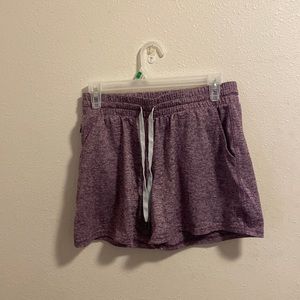 Womens purple shorts
